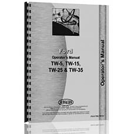 Operator Manual Fits Ford TW 25 Tractor Diesel